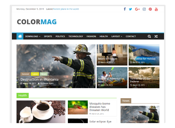 ColorMag Free WordPress Theme