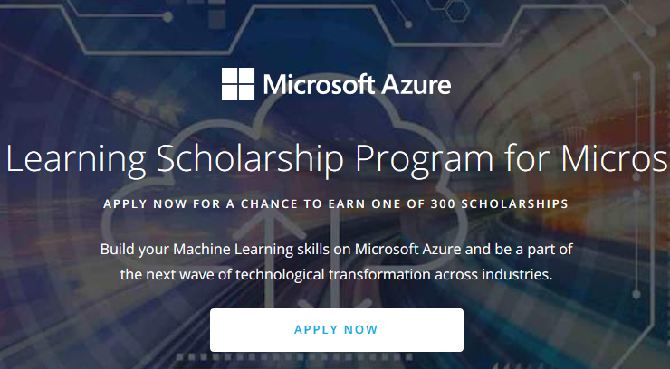 Microsoft Machine Learning Scholarship