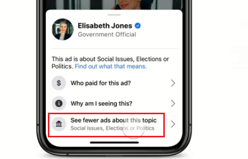 see fewer ads facebook