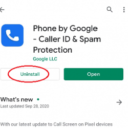 Google Pixel Freezing on calls
